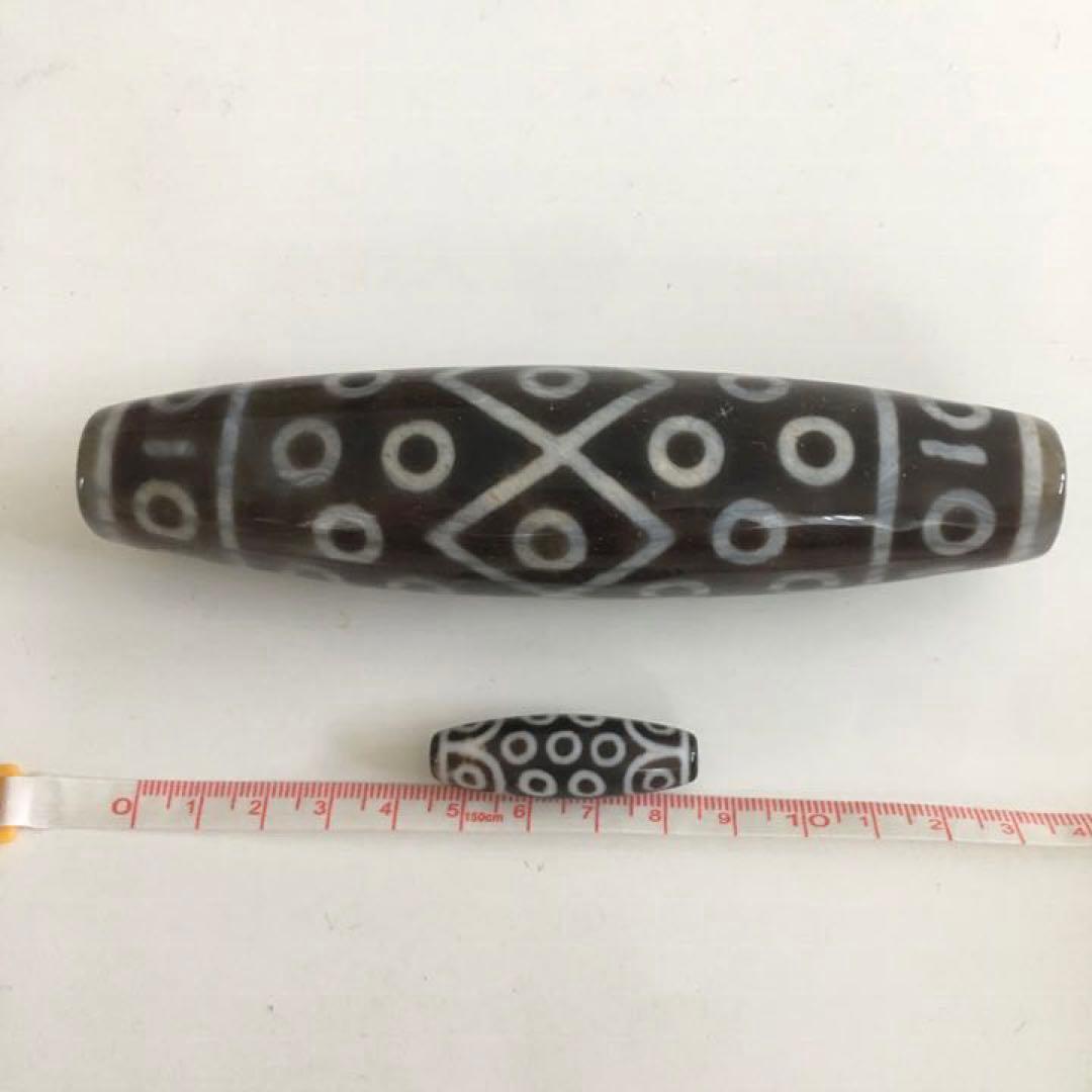 特大　天珠　約14cm 置物　お守り　天然石　瑪瑙　強運