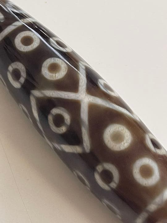 特大　天珠　約14cm 置物　お守り　天然石　瑪瑙　強運