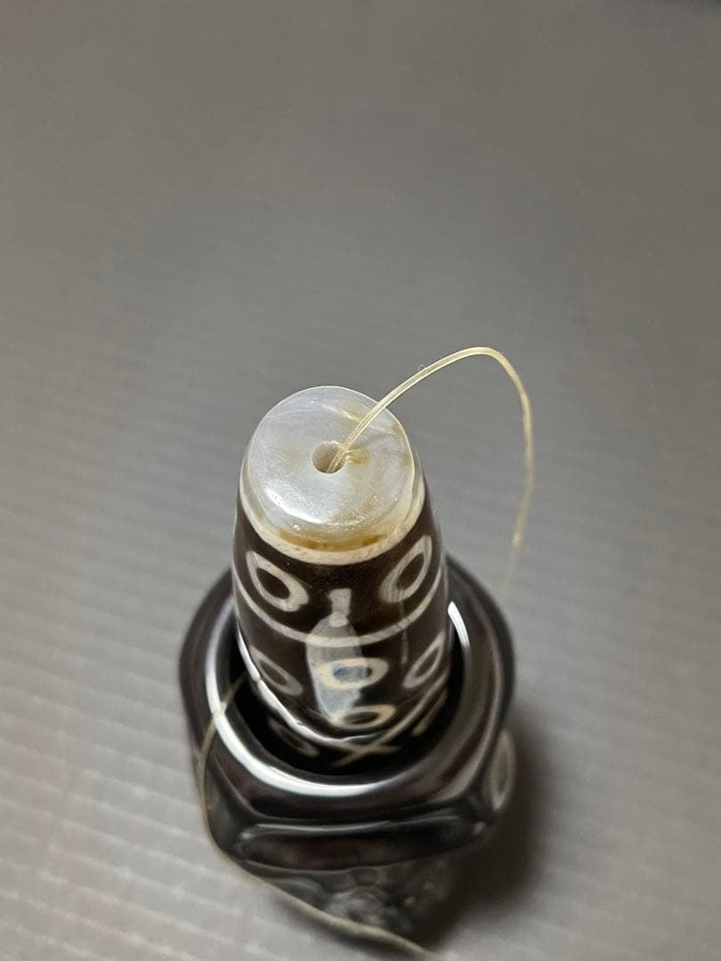 特大　天珠　約14cm 置物　お守り　天然石　瑪瑙　強運