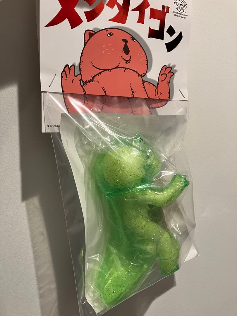 蓄光 バケタンブログ×高田憂希コラボ クリームソーダ メンタイゴン アートソフビ