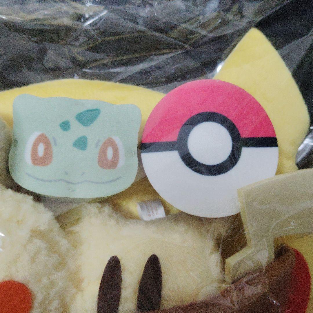 ポケモン★♥ピカチュウ♥★カフェプレート風 ぬいぐるみ★ポケセンセンター