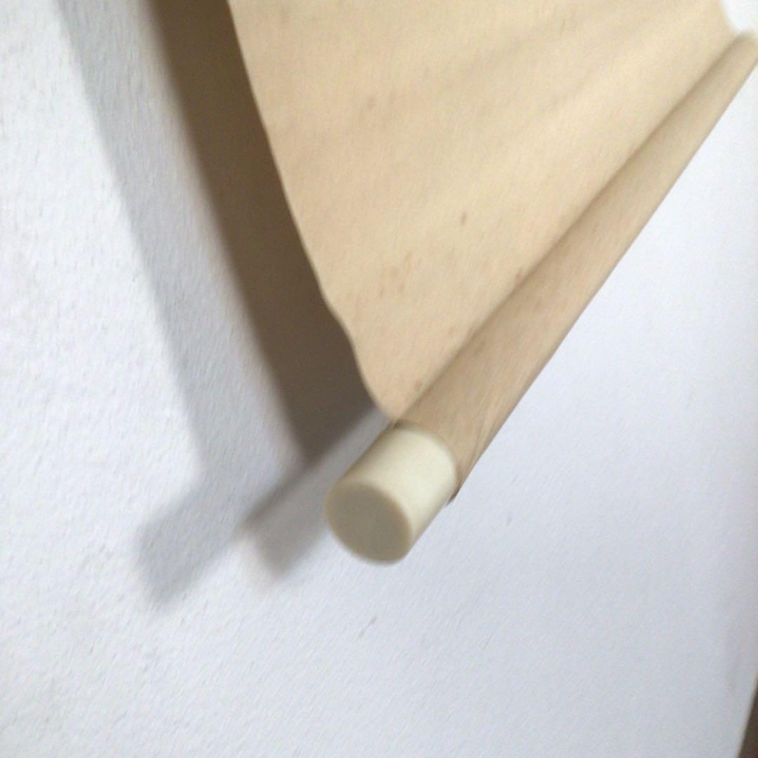 No3761 掛軸　分部五鈴　「雪中水禽」　鴛鴦図　絹本　共箱　日本画　送料無料