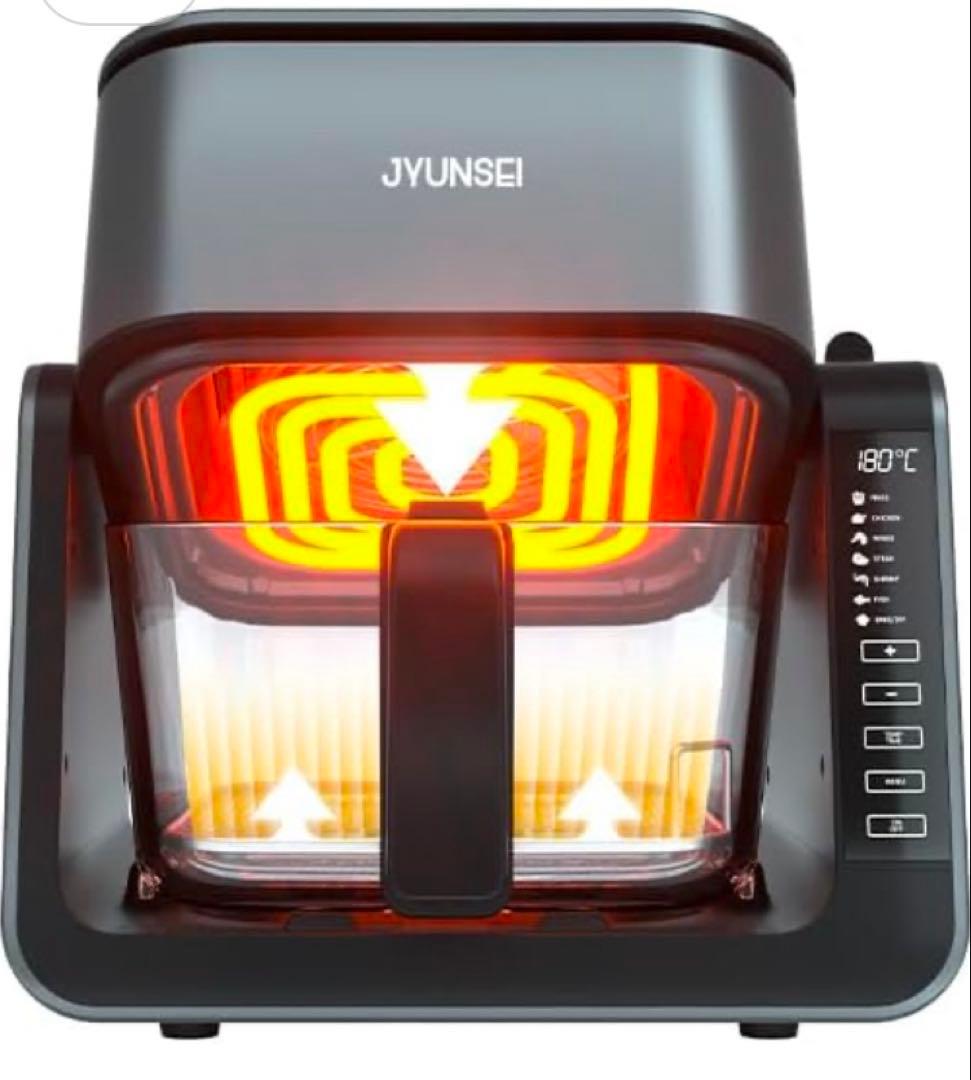 ノンフライヤー 2in1 エアフライヤー&グリルパン 4L+1.5L 大容量