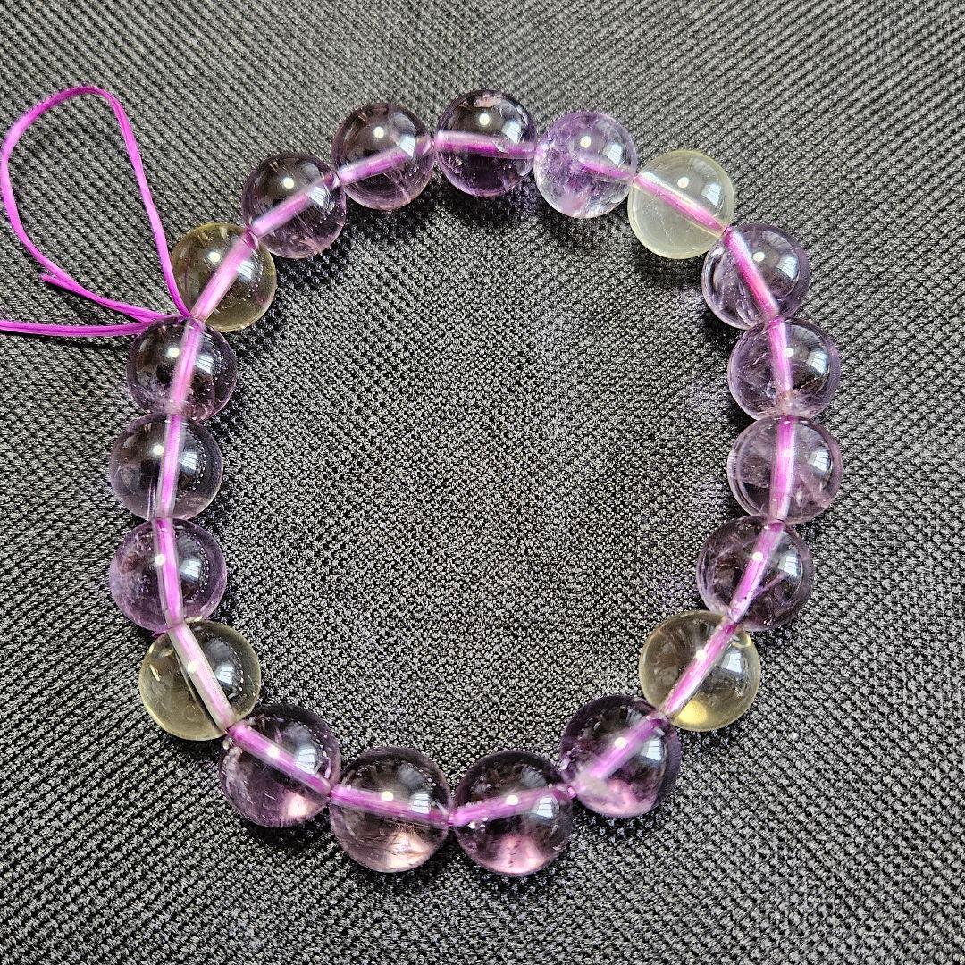 天然 アメトリンブレスレット 10mm