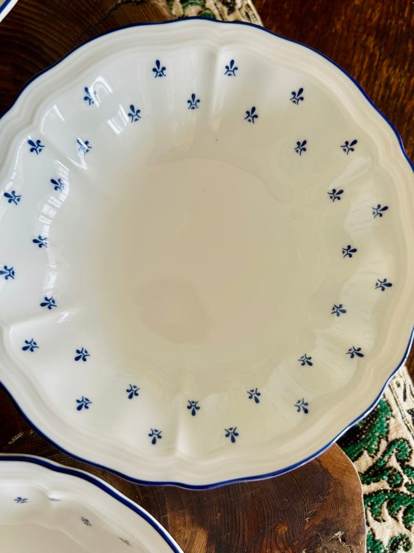 【廃盤】リチャードジノリ　ロイヤルブルー　サラダボウルフルーツボウル　4枚セット