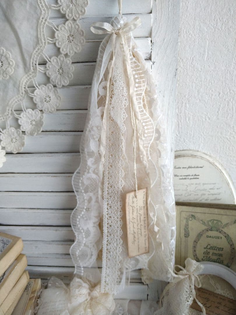 SOLD＊エクリュ　レースタッセル＊〜