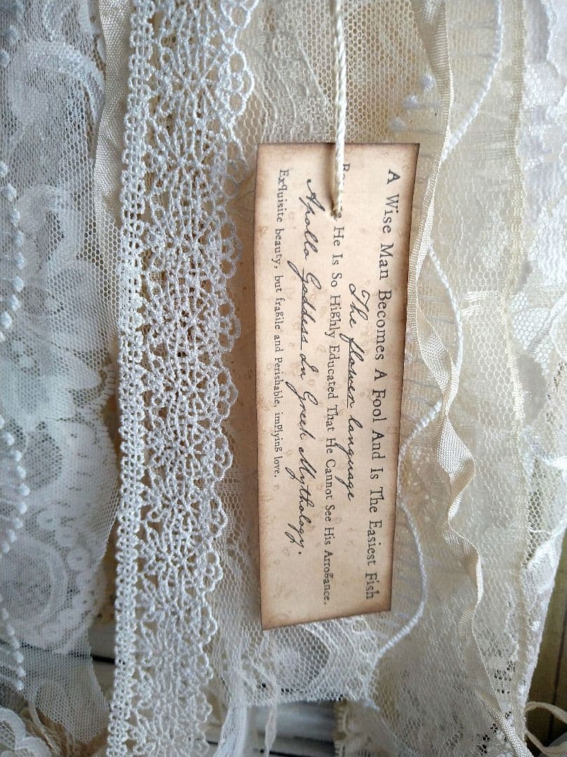 SOLD＊エクリュ　レースタッセル＊〜