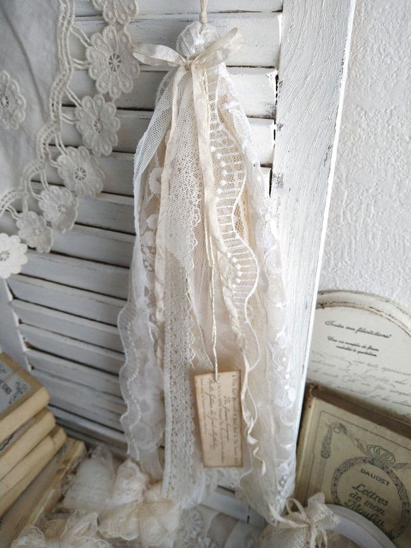 SOLD＊エクリュ　レースタッセル＊〜