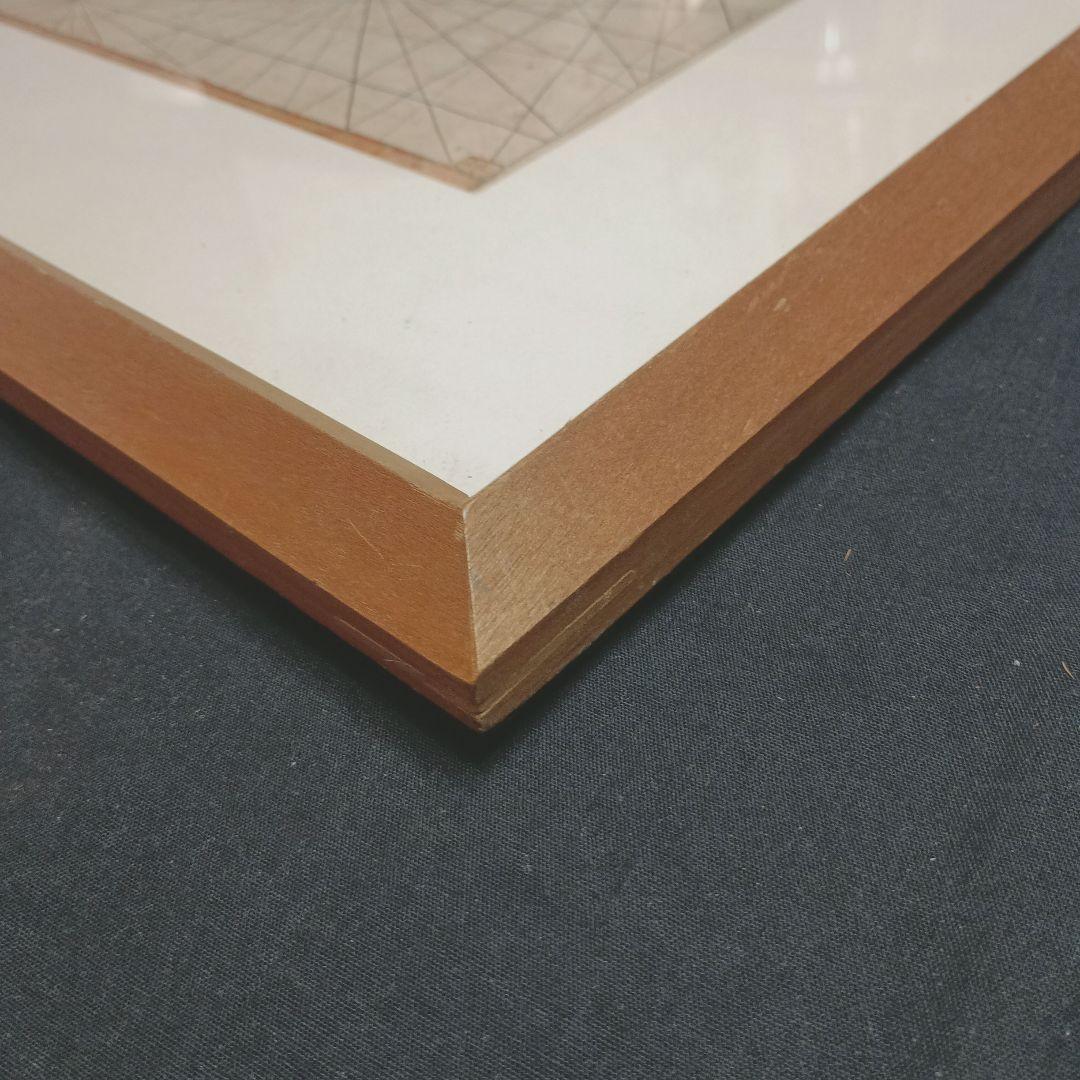 額装品　17世紀　J. ヴァン クーレン作　「西サハラの海岸線」　海図　大型作品