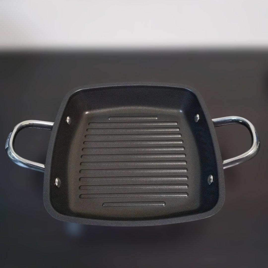 マイヤー MEYER スクエアグリルパン24cm レシピブック付き