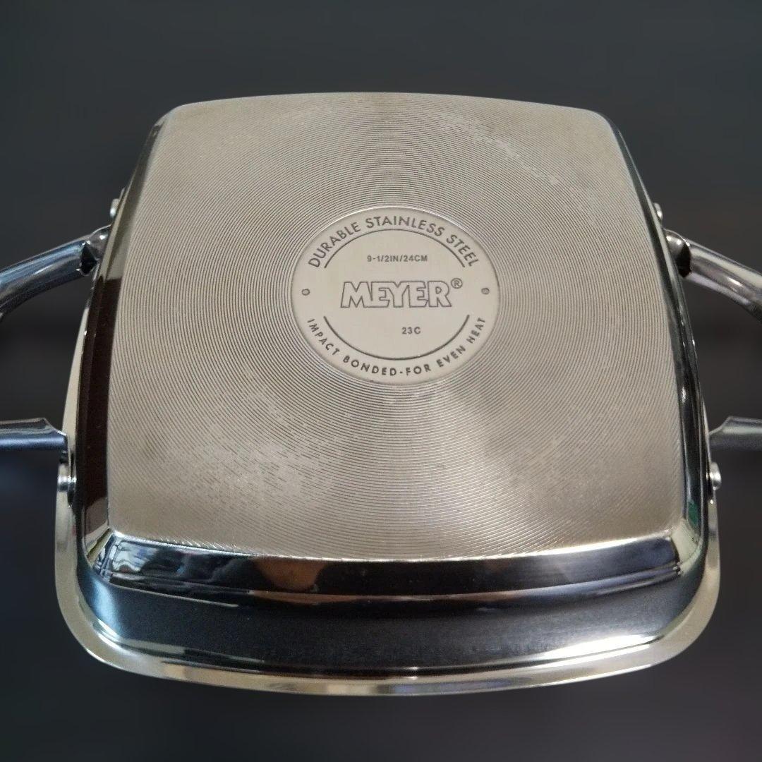 マイヤー MEYER スクエアグリルパン24cm レシピブック付き