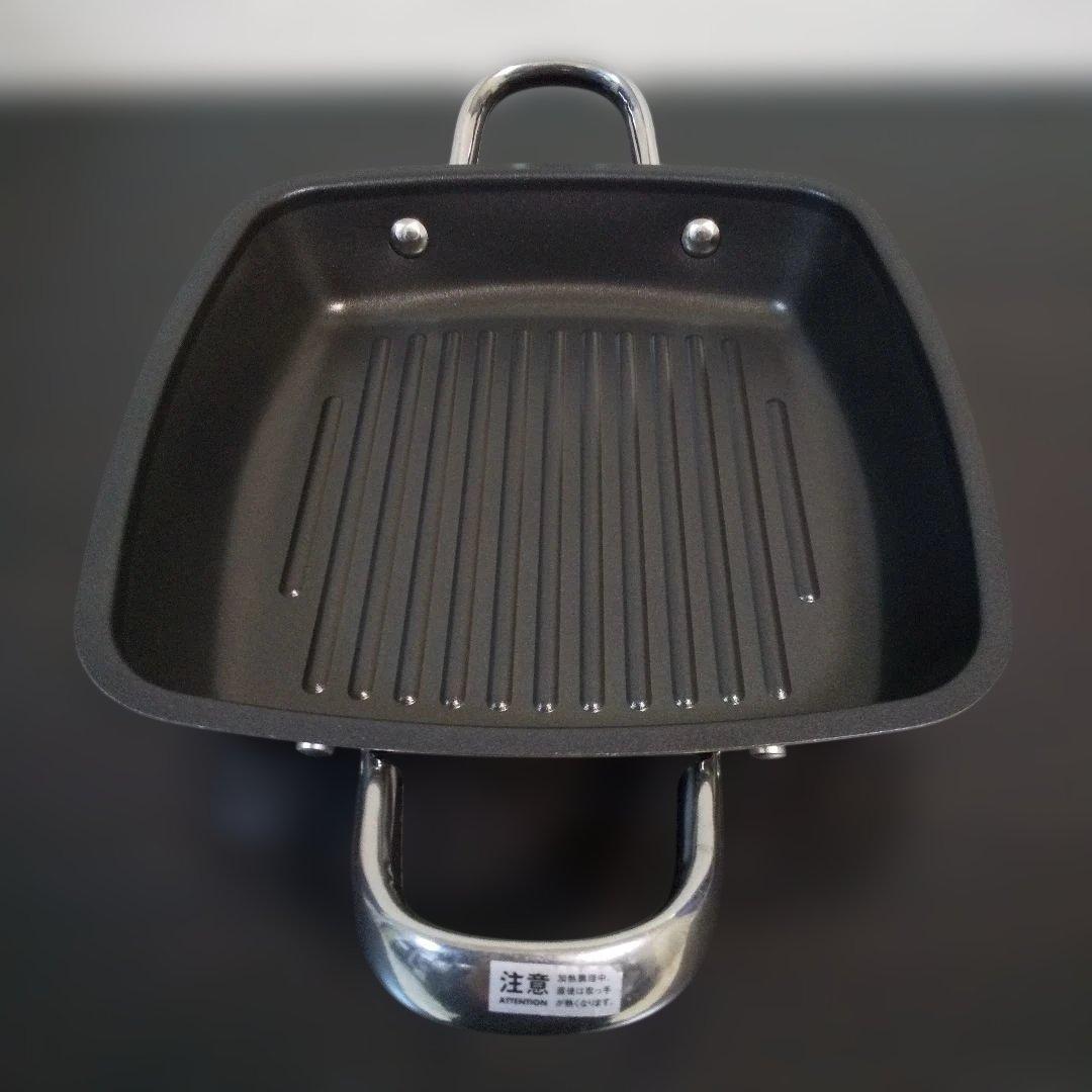 マイヤー MEYER スクエアグリルパン24cm レシピブック付き