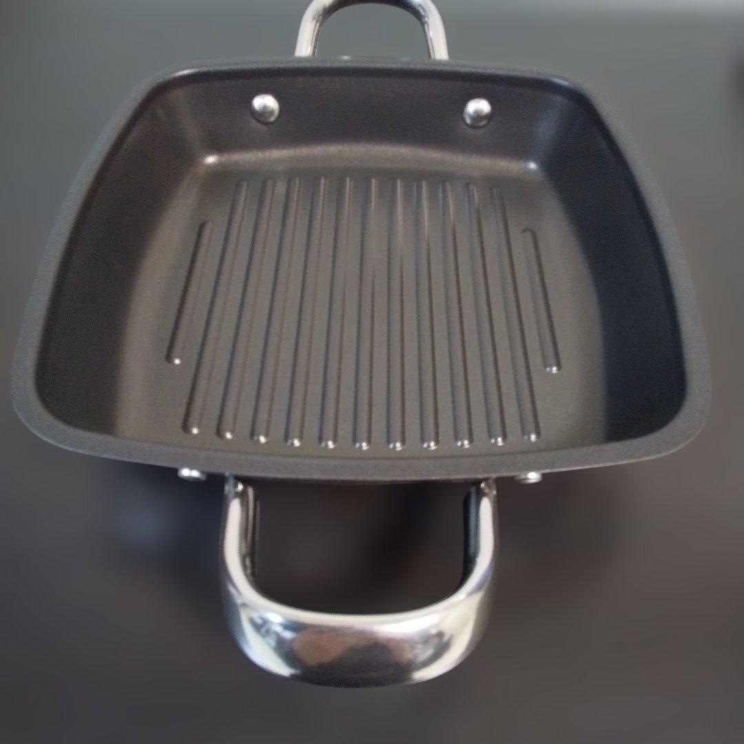 マイヤー MEYER スクエアグリルパン24cm レシピブック付き