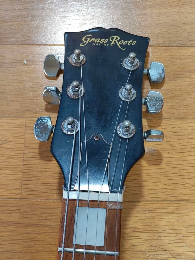 16日 で 出品終了 Roots エレキギター レスポールタイプ 黒