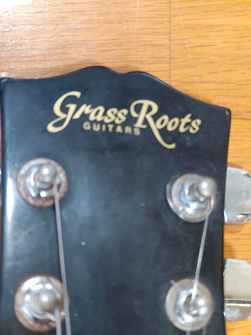 16日 で 出品終了 Roots エレキギター レスポールタイプ 黒