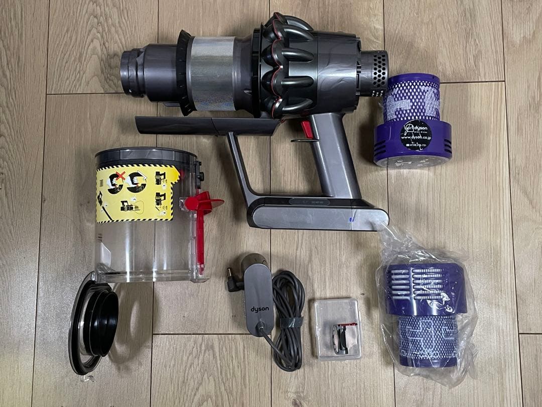 ダイソン⑦V10SV12美品フロアドック２ヘッドから選択 補強トリガ フルパーツ