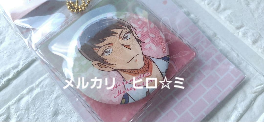 名探偵コナン　諸伏景光・缶バッジ付きケースキーホルダー