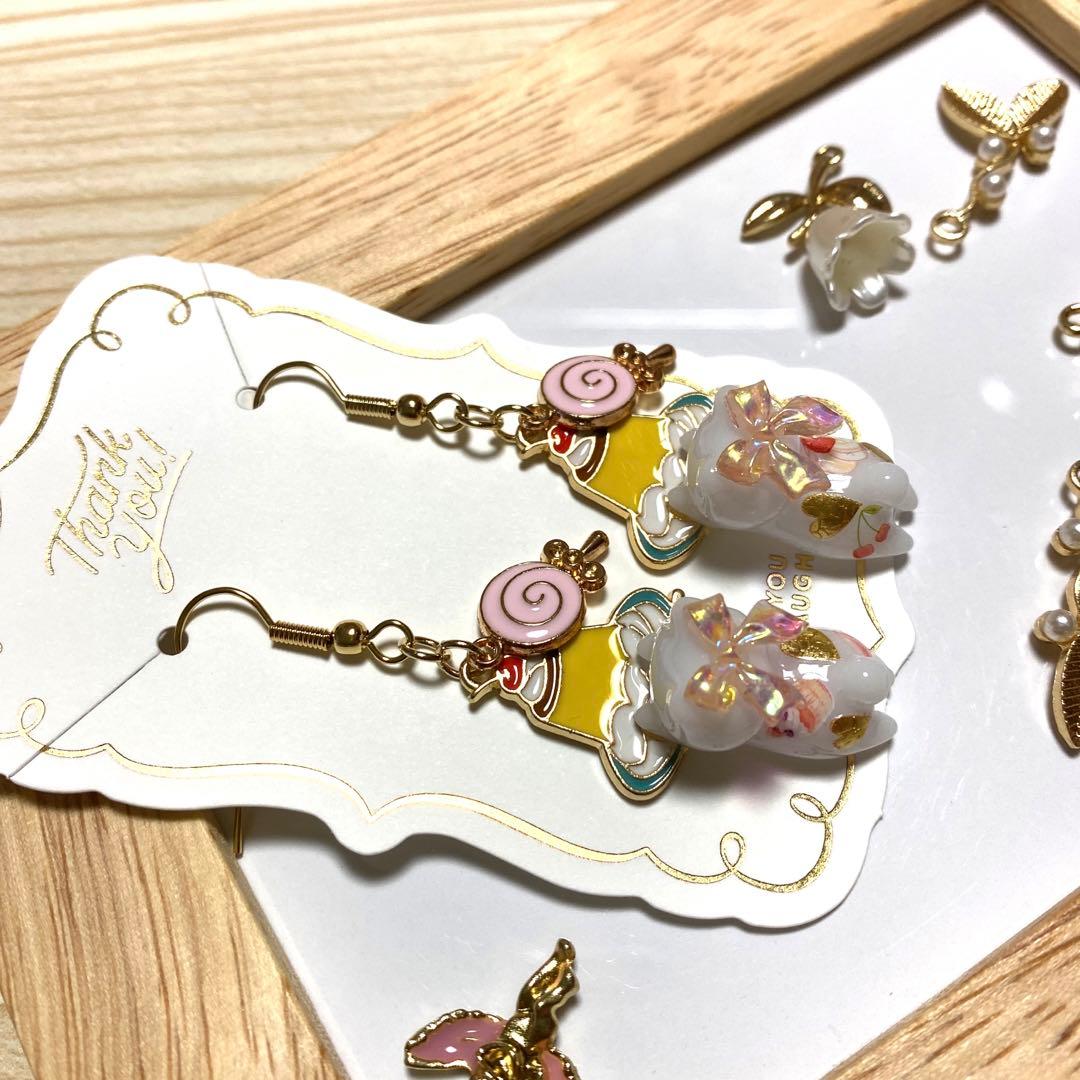 ☆プリンとsweets猫ちゃんピアス☆