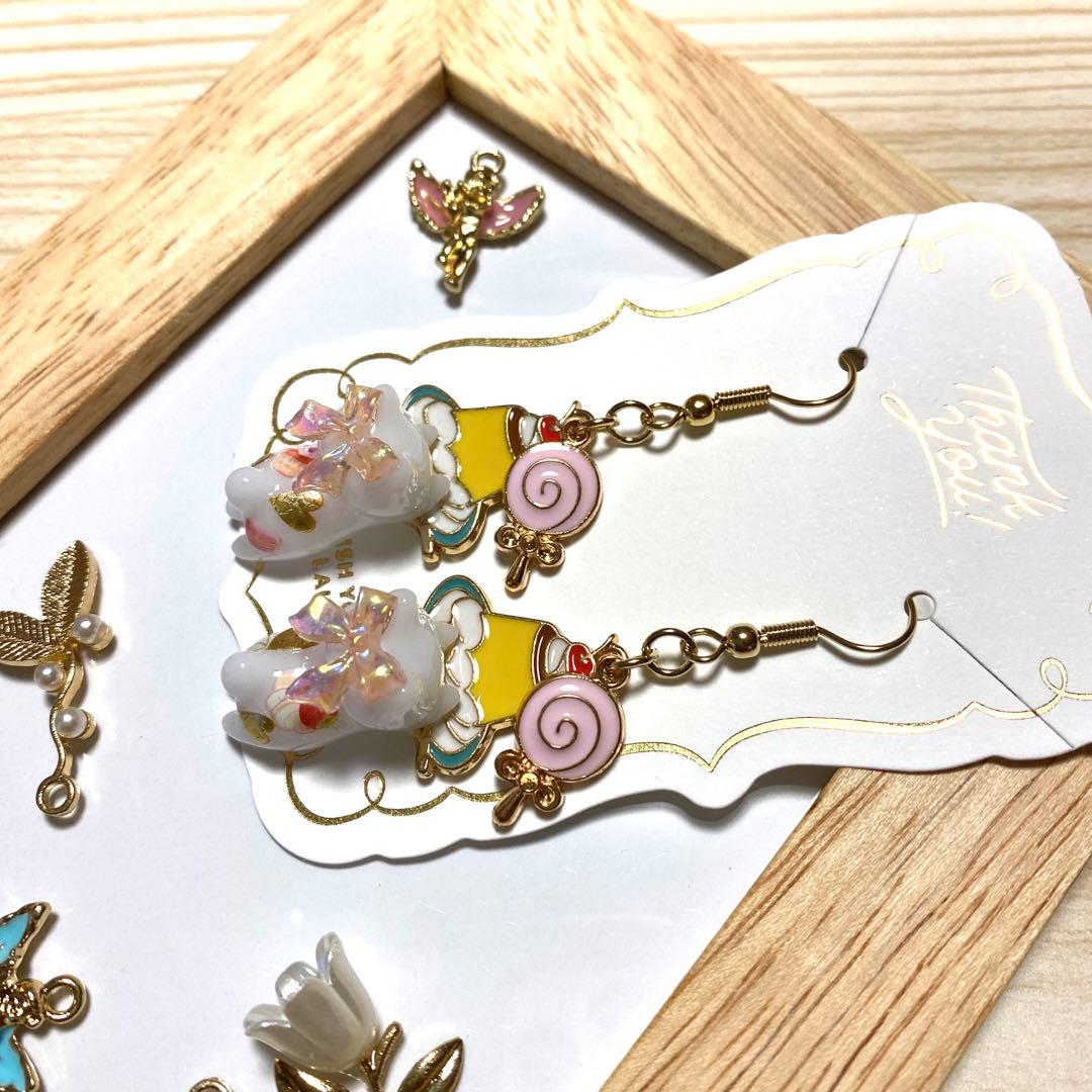 ☆プリンとsweets猫ちゃんピアス☆