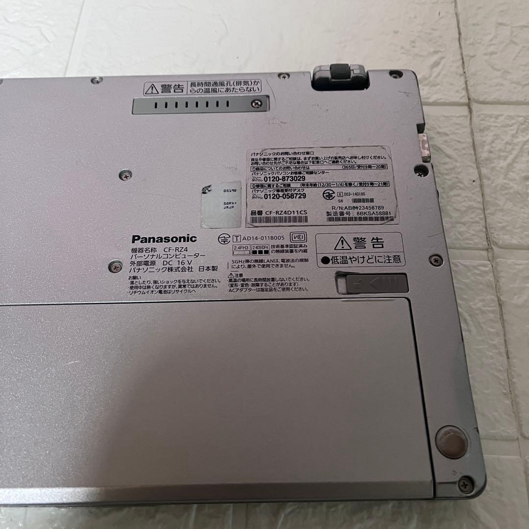 ★中古SSD256GB メモリ8GB★CF-RZ4 カメラ ノートPC176