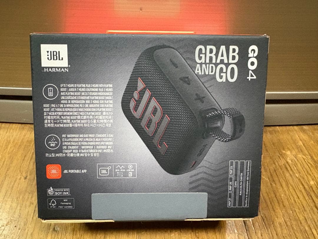 JBL GO4 ワイヤレススピーカー ブラック