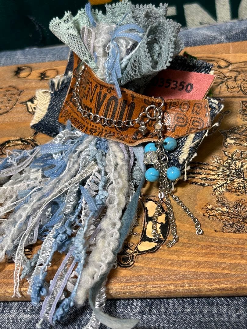 ヘアークリップ　summer Blue No.422