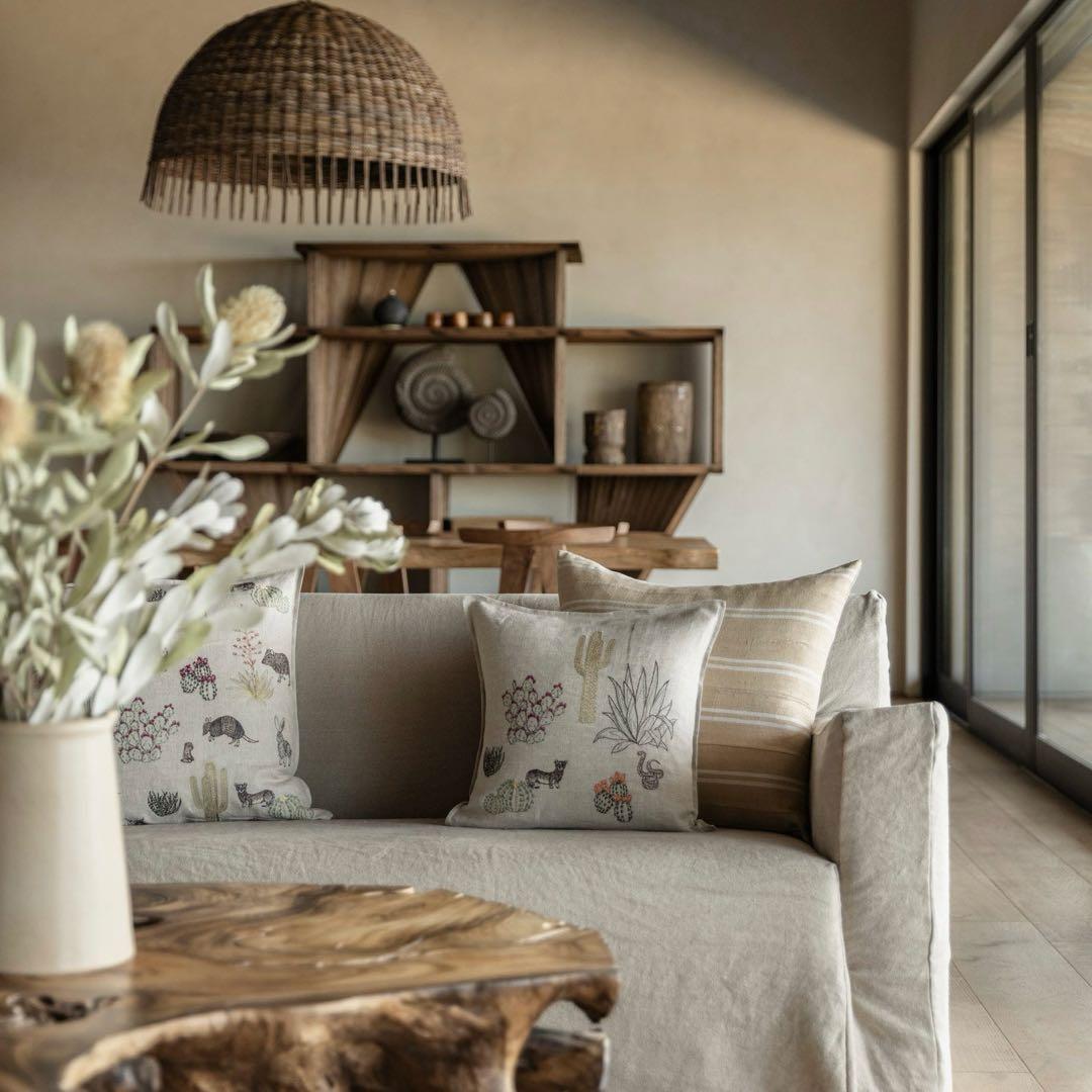 Coral&Tusk クッションカバー/Saguaro Desert Field