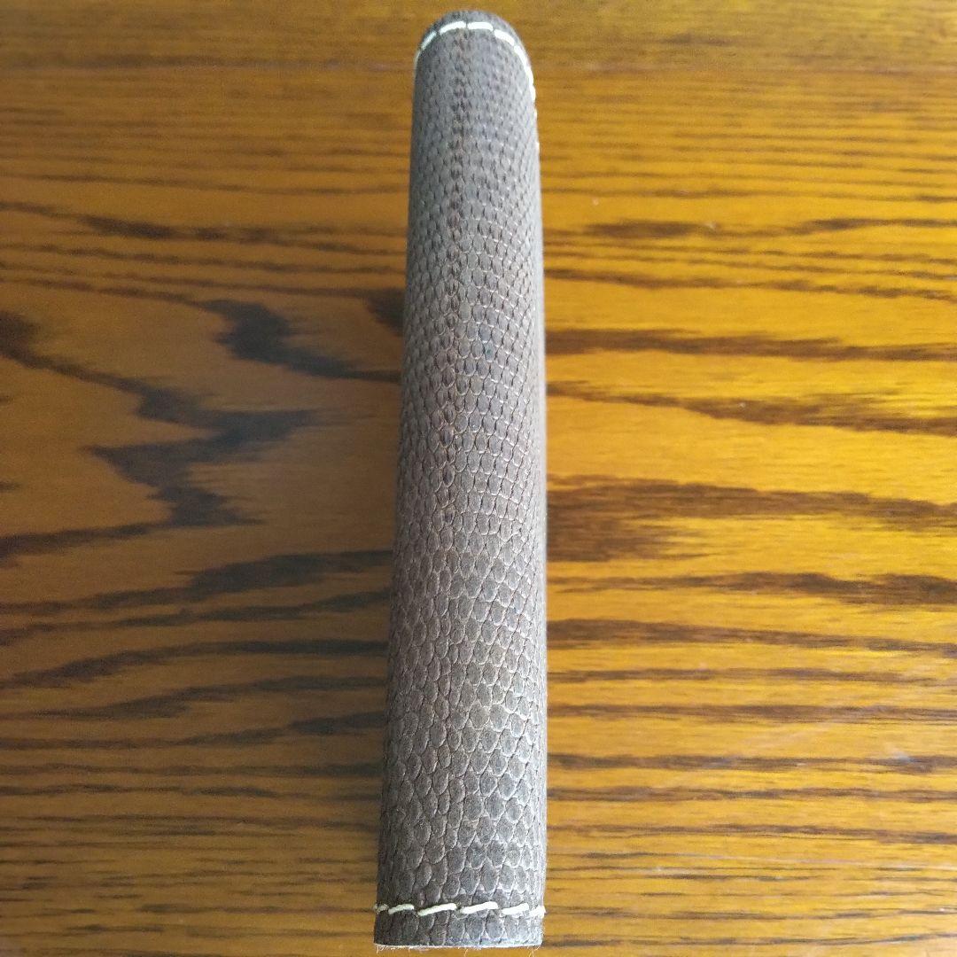 システム手帳　トカゲ革 B7ミニ6穴用　フラットタイプ