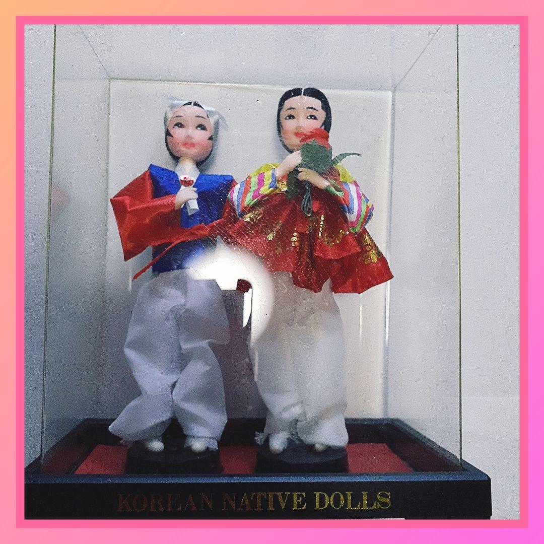 韓国人形✨韓国民族衣裳人形✨民芸品