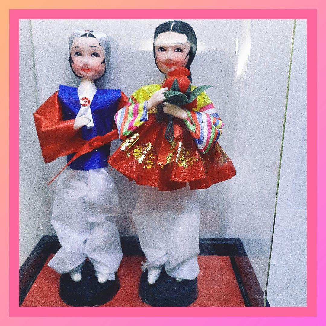 韓国人形✨韓国民族衣裳人形✨民芸品