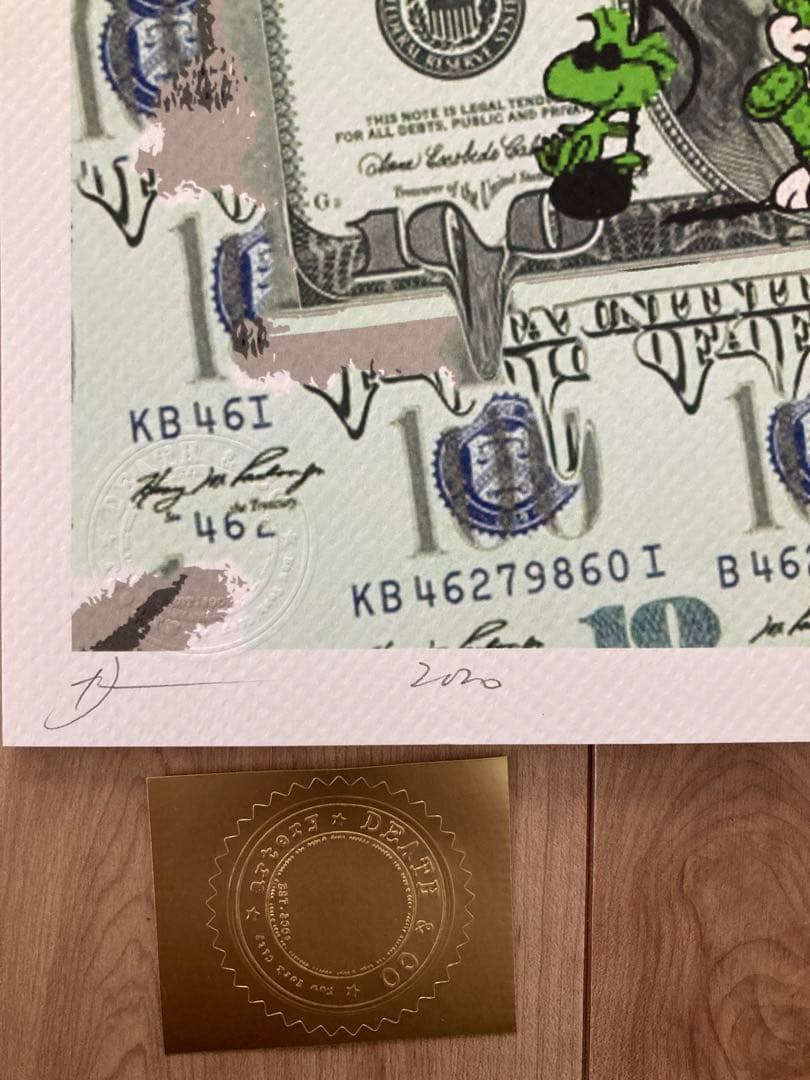 DEATH NYC アート ポスター　サイン　マリリンモンロー　SNOOPY