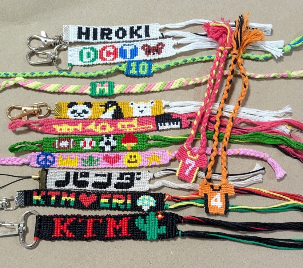 ちゅね出品！！　オーダー　ミサンガ　ハンドメイド