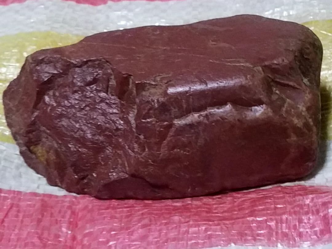 骨董品　原石　観賞石　天然石　佐渡赤玉石