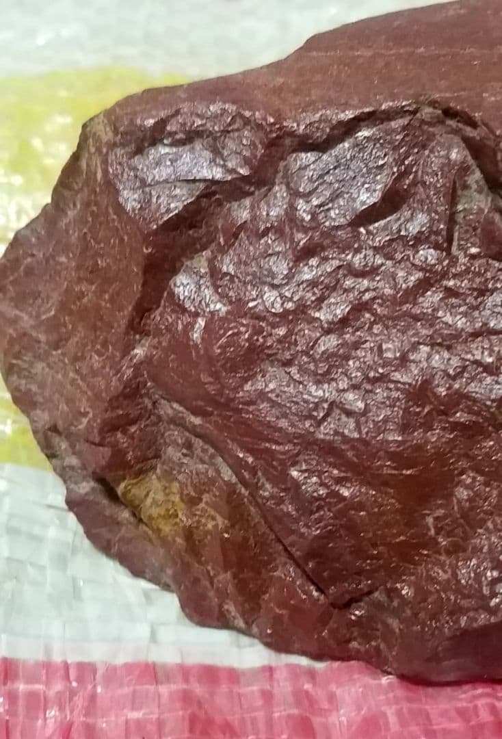 骨董品　原石　観賞石　天然石　佐渡赤玉石