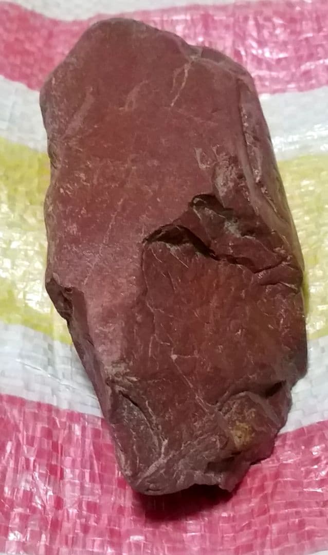 骨董品　原石　観賞石　天然石　佐渡赤玉石