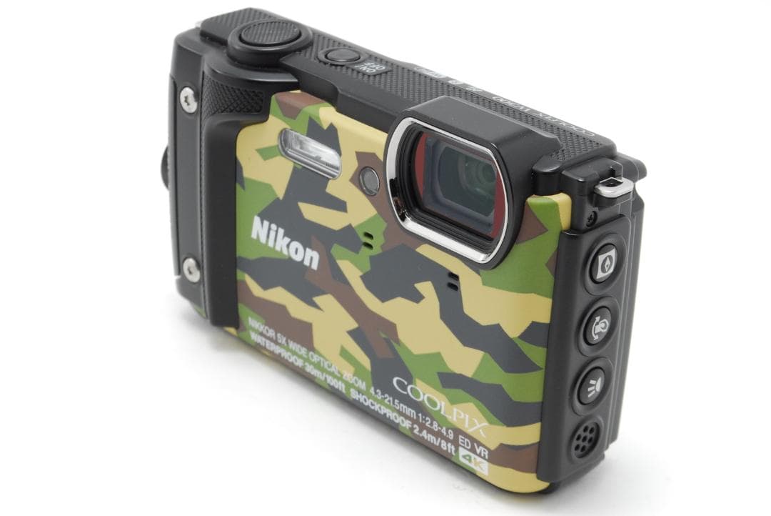 Nikon COOLPIX W300 迷彩 防水4K 箱付 極美品