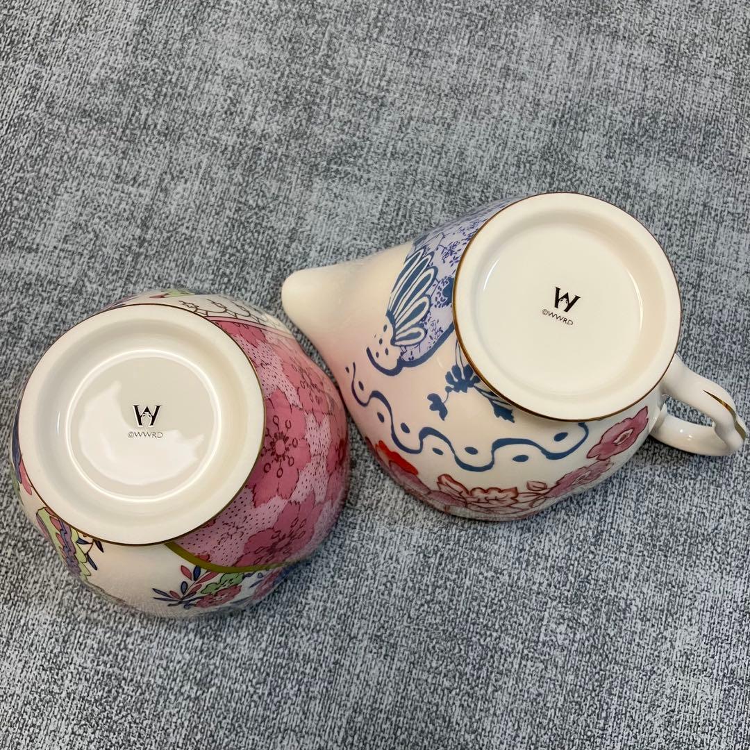 ウェッジウッド　バタフライブルーム　シュガーボウル&クリーマーセット　新品未使用