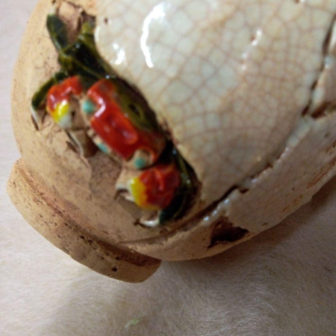 楽山焼　玉井楽山　古美術　古道具　骨董品　天神蟹