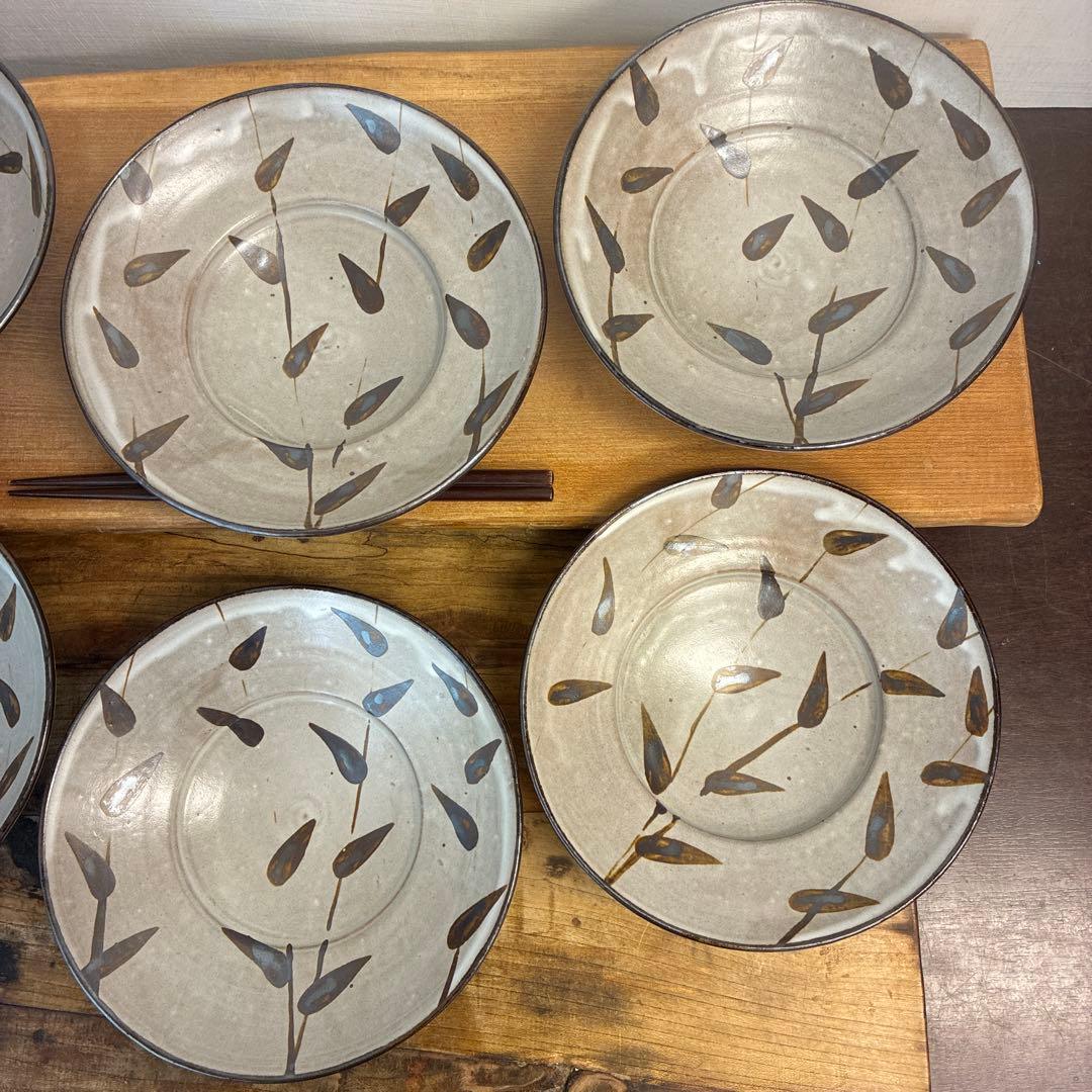 新品　陶器　陶芸作家　浅鉢6個　661