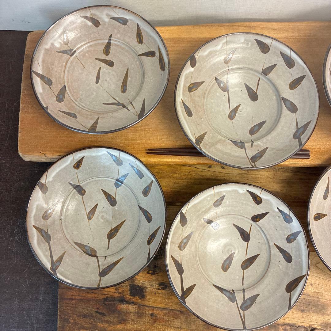 新品　陶器　陶芸作家　浅鉢6個　661