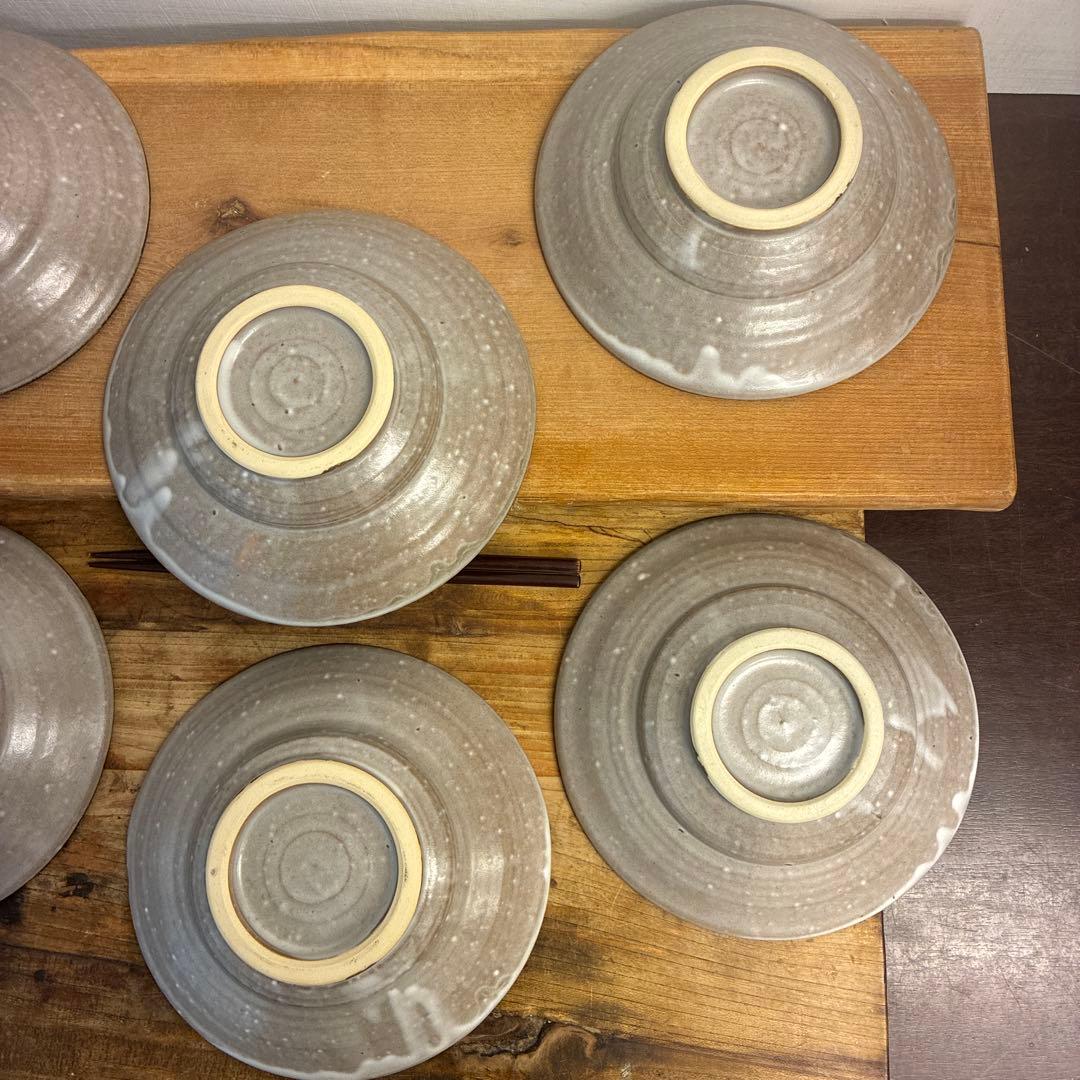 新品　陶器　陶芸作家　浅鉢6個　661