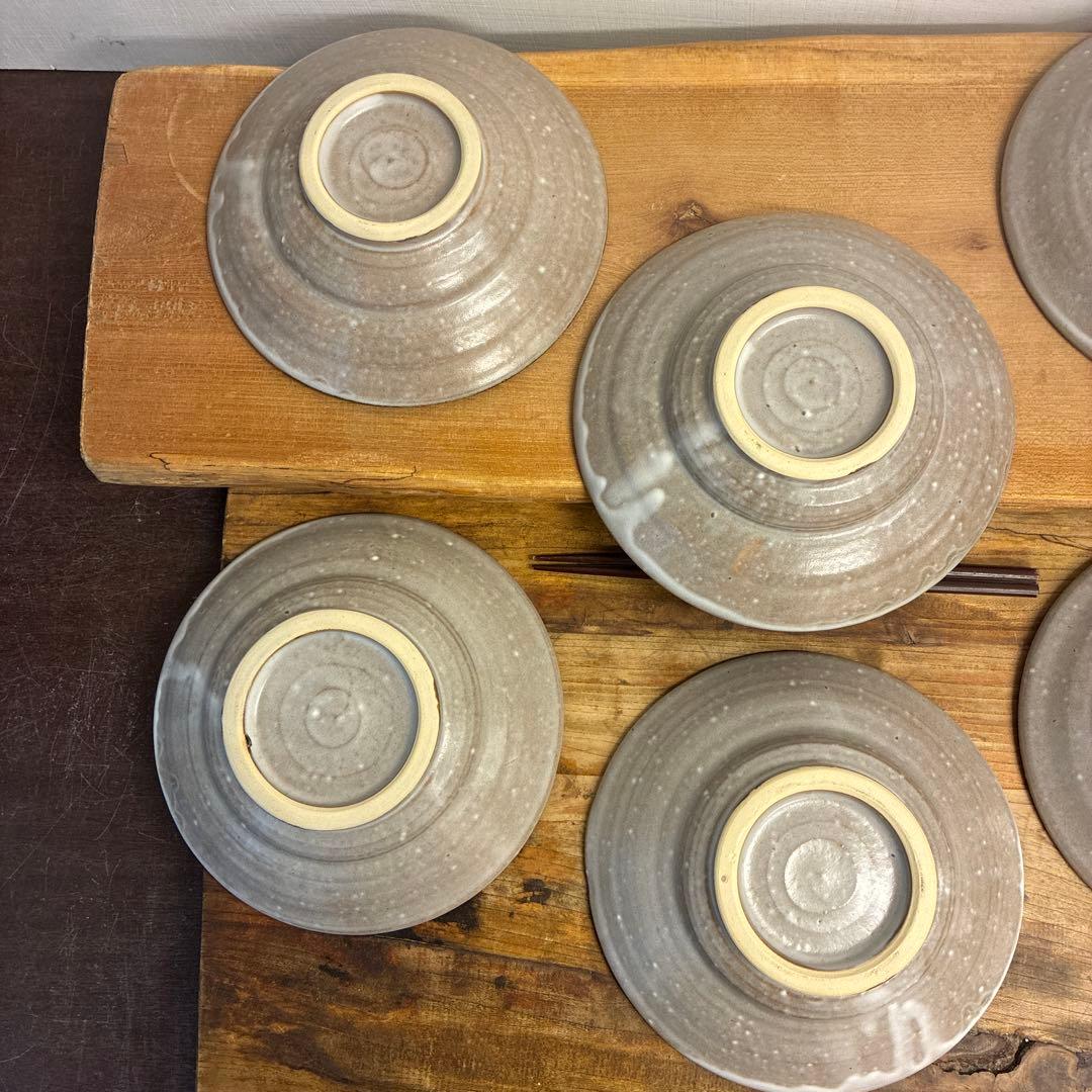 新品　陶器　陶芸作家　浅鉢6個　661
