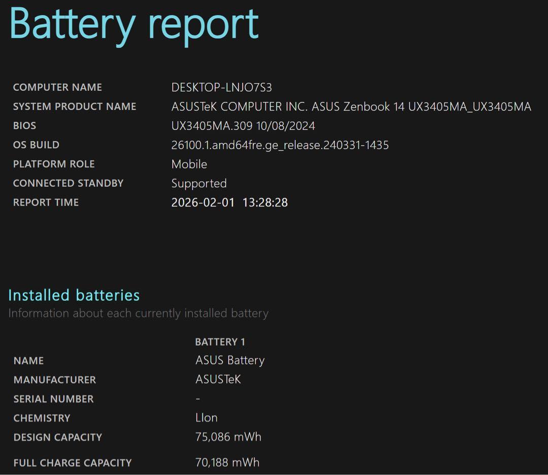 ASUS Zenbook 14 OLED Ultra7 メモリ 32GB 1TB