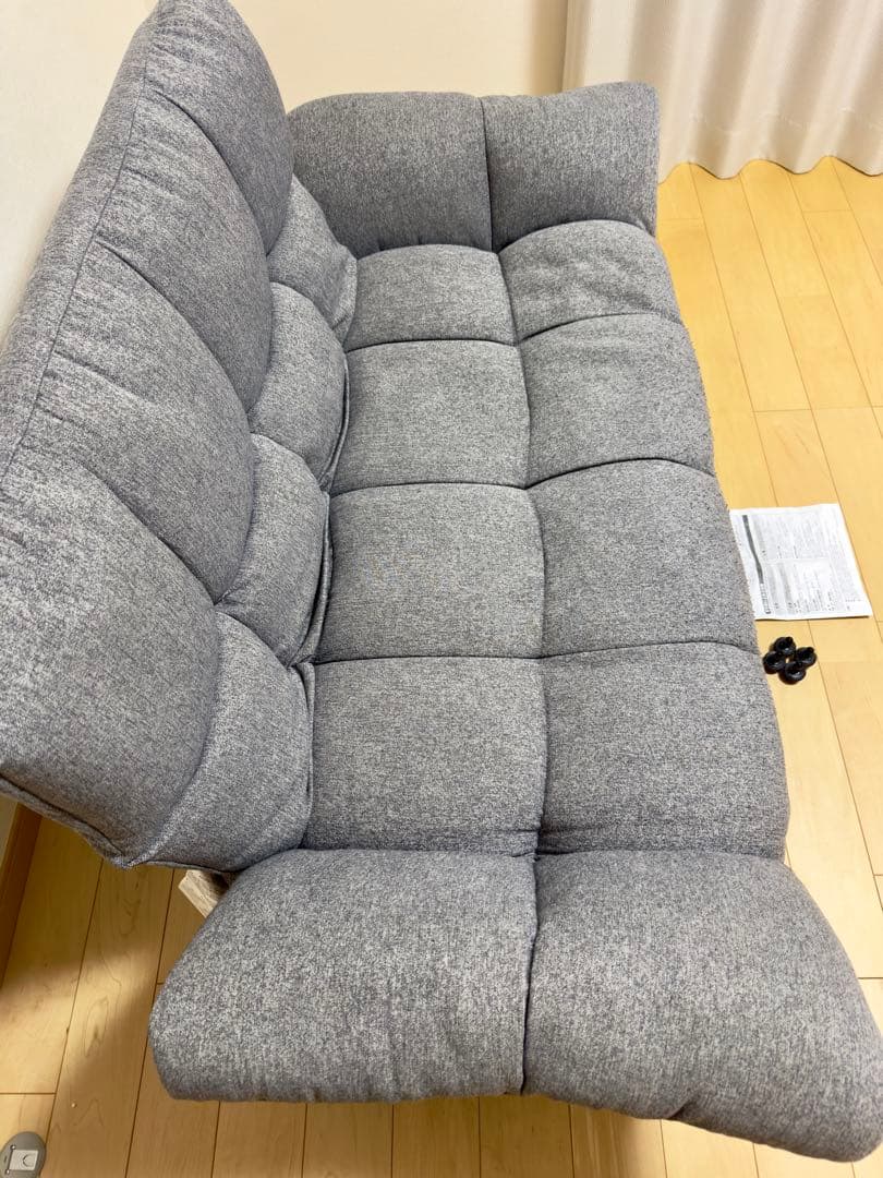 ニトリ カジュアルソファ ポケットO グレー