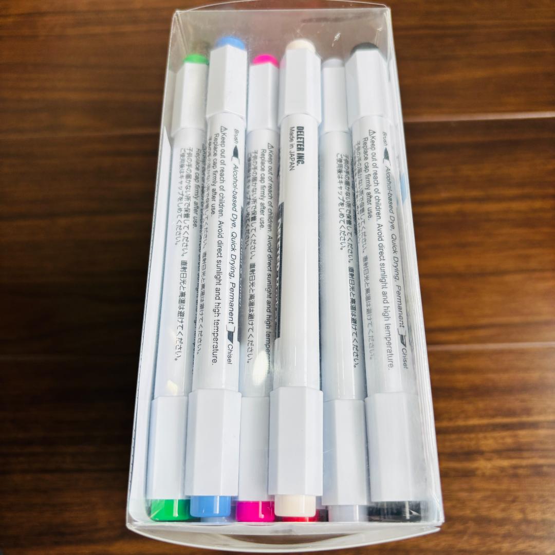 デリーター 72色 ツインタイプ 日本製 アルコールペン イラスト マンガ
