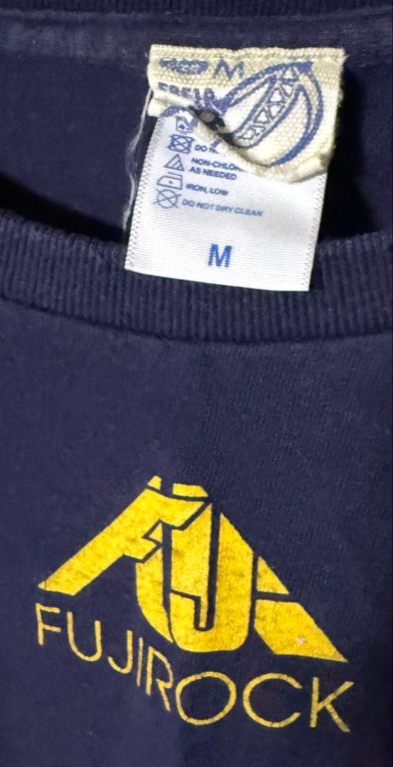 【古着/激レア】フジロック'10×スペインW杯優勝オマージュTシャツ M 紺