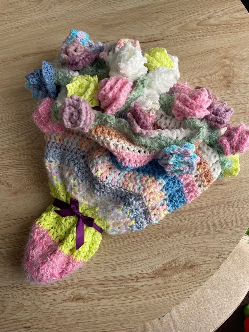 花束ブランケット ホワイトデー 女の子へ