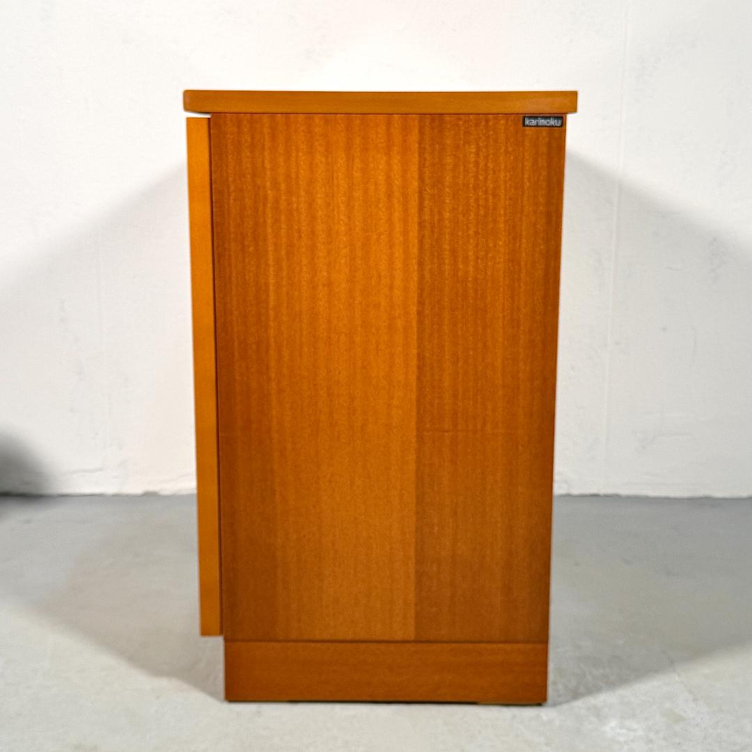 【美品】カリモク ガラスキャビネット 両開き サイドボード リビングボード