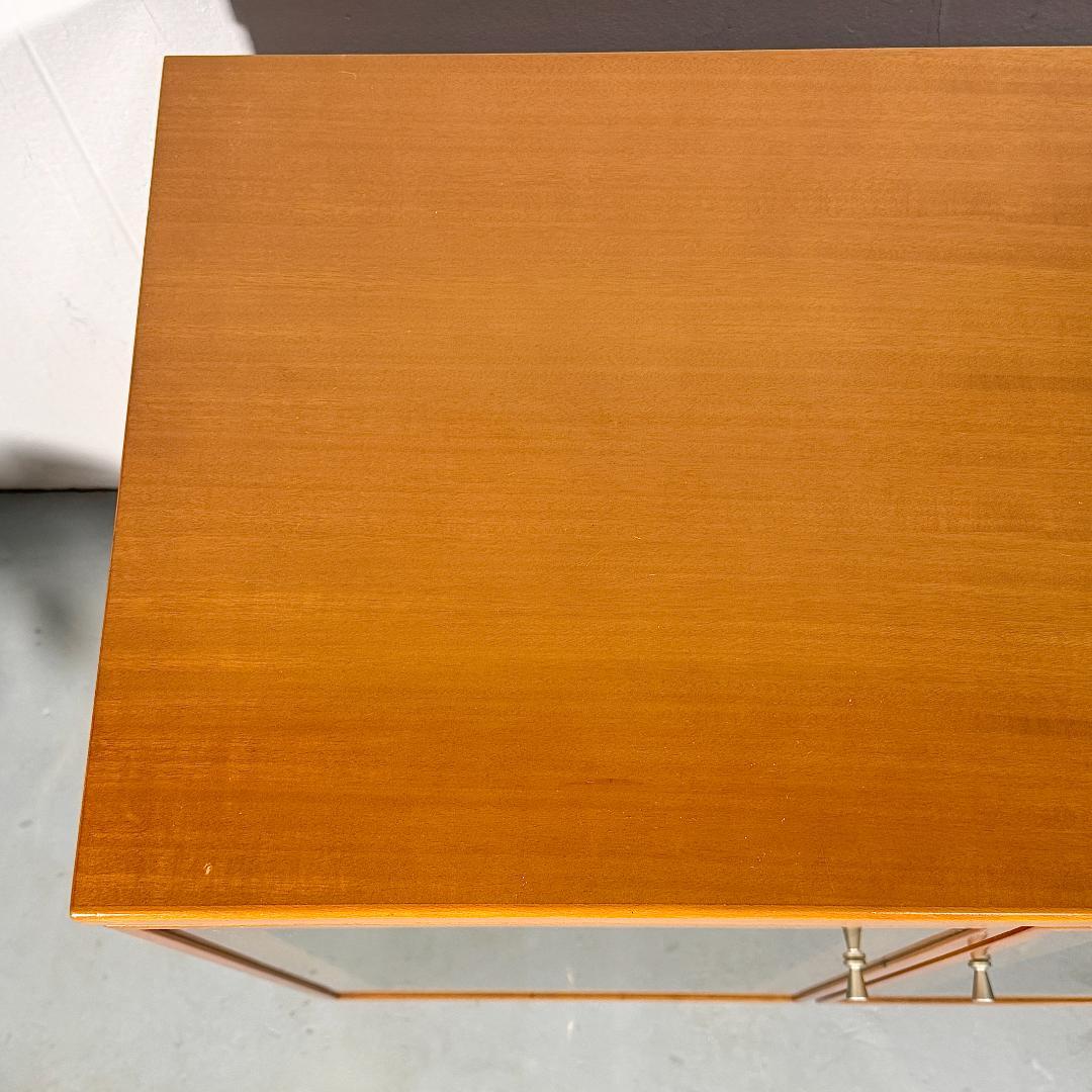 【美品】カリモク ガラスキャビネット 両開き サイドボード リビングボード