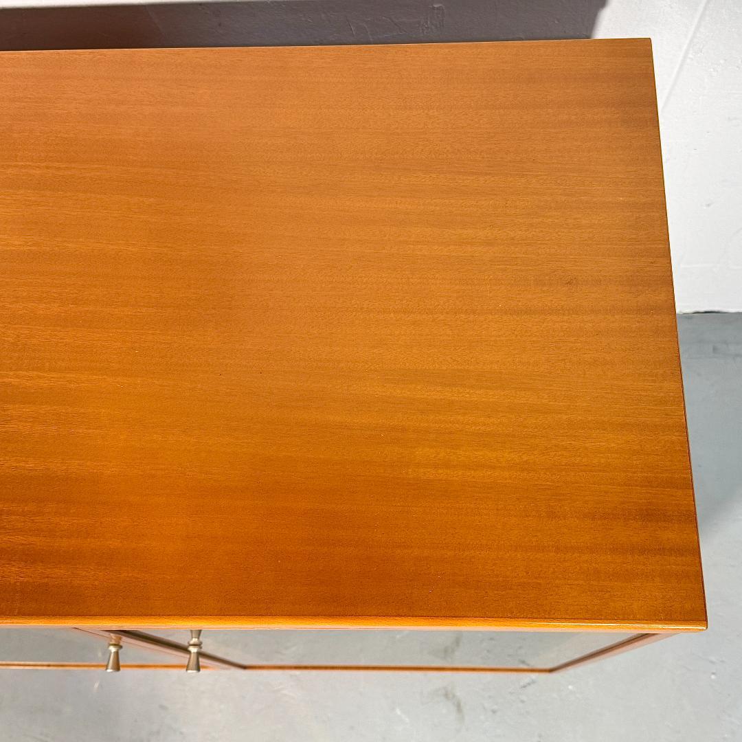 【美品】カリモク ガラスキャビネット 両開き サイドボード リビングボード